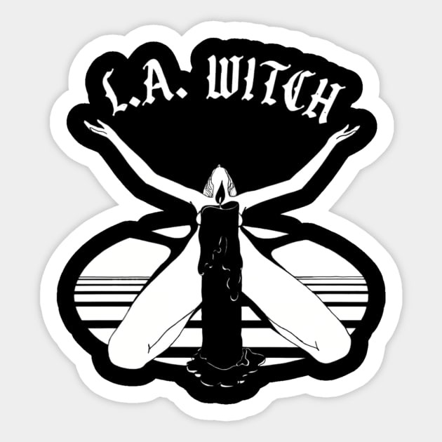 L A La Witch Sticker TeePublic l-a-la-witch-sticker-teepublic